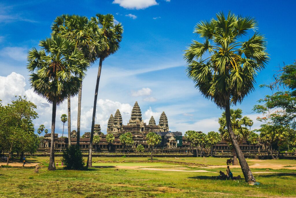 Angkor Wat, Krong Siem Reap, Cambodia. Asian Language Facts.