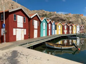 Colorful Houses in Smogen, Sweden. European Language Facts