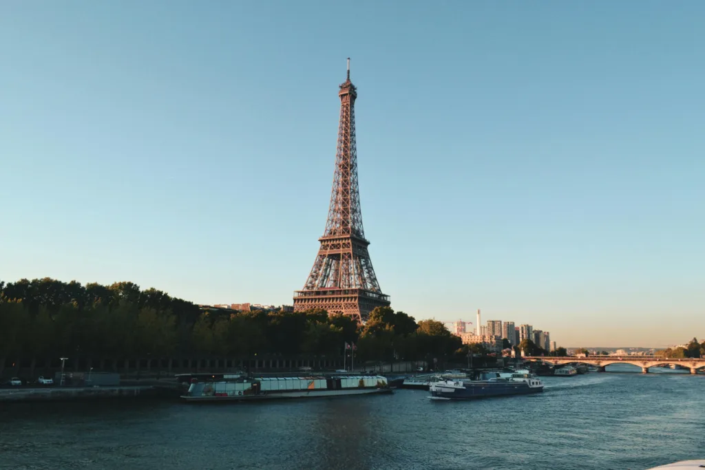 A view of the Eifel Tower, Paris, France